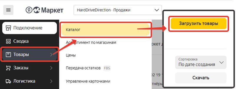 Интеграция с Яндекс.Маркет для магазина автозапчастей №1