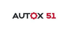 Логотип магазина запчастей autox51.ru